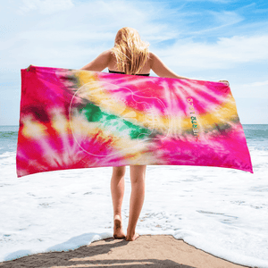 Bada** Tie Dye Oversize Beach Towel-Muerto Loco