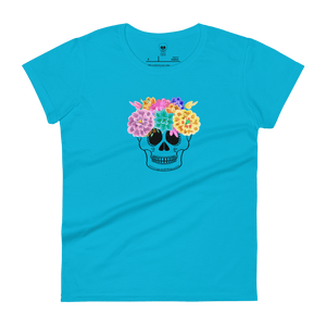 Flower Skull T-Shirt - Muerto Loco