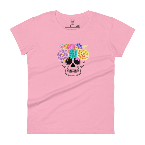 Flower Skull T-Shirt - Muerto Loco
