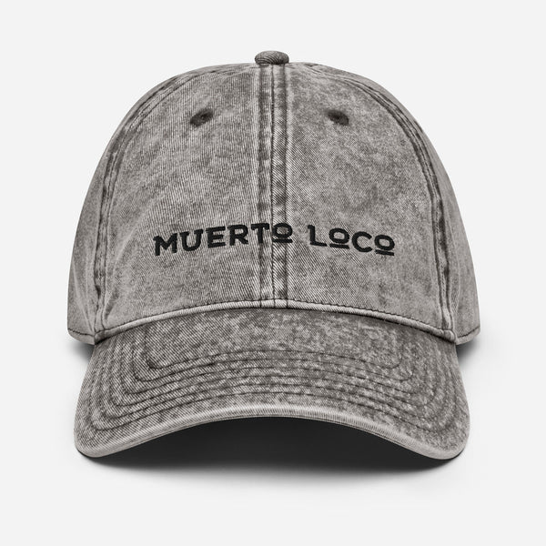 Muerto Loco Vintage Cotton Twill Cap - Muerto Loco