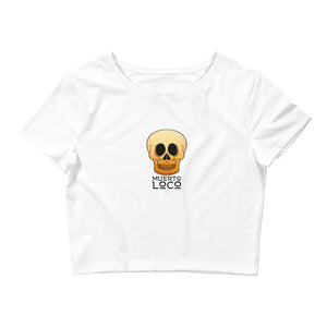 Sunset Skull Croppy-Tee - Muerto Loco