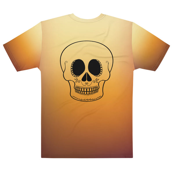 Sunset Skull Short Sleeve Gradient T-shirt - Muerto Loco