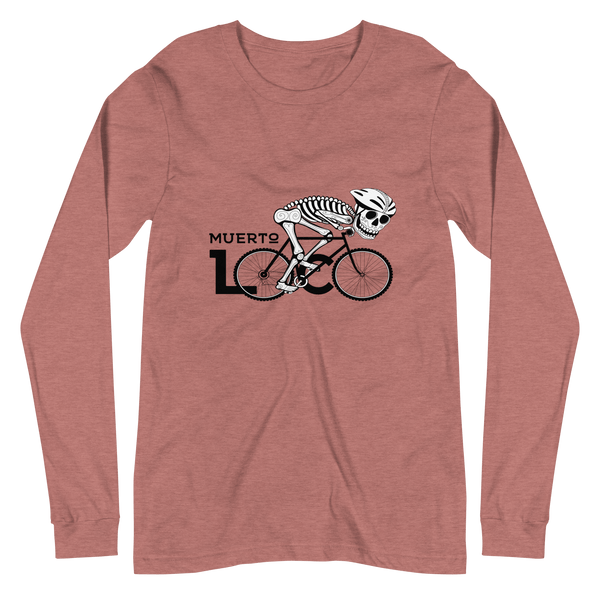 El Muerto Loco Bike Logo Long Sleeve T-shirt - Muerto Loco