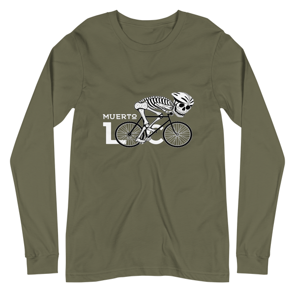 El Muerto Loco Bike Logo Long Sleeve T-shirt - Muerto Loco