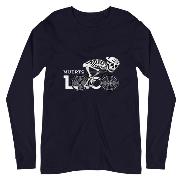 El Muerto Loco Bike Logo Long Sleeve T-shirt - Muerto Loco