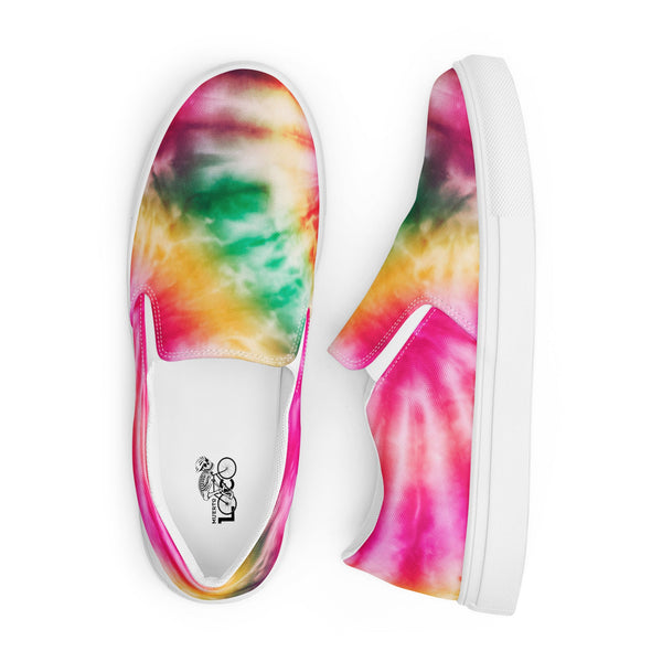 Men’s Bada** Tie Dye Slip On's - Muerto Loco